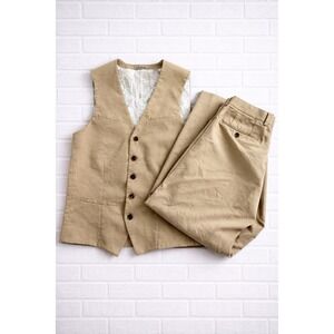 Mens Express suit pants & vest Size XS